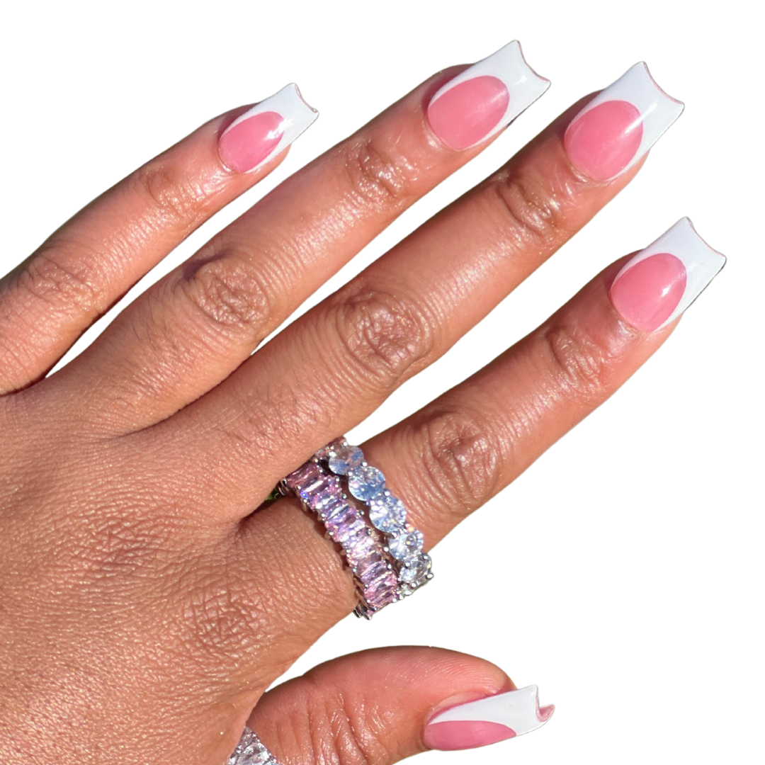 Pink and White