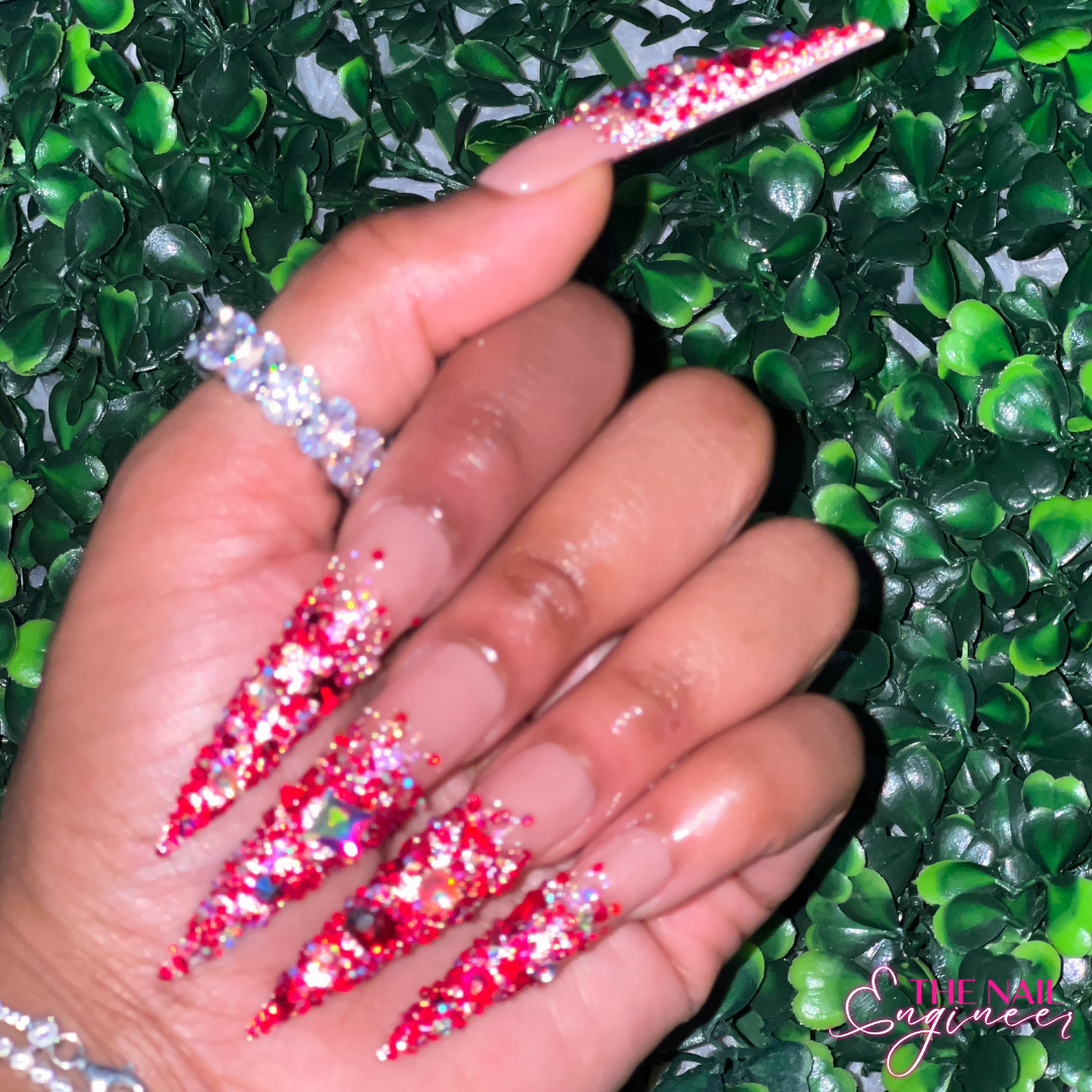 28 Glamorous Rhinestone Nail Designs for a Blingy Manicure - Uptown Girl